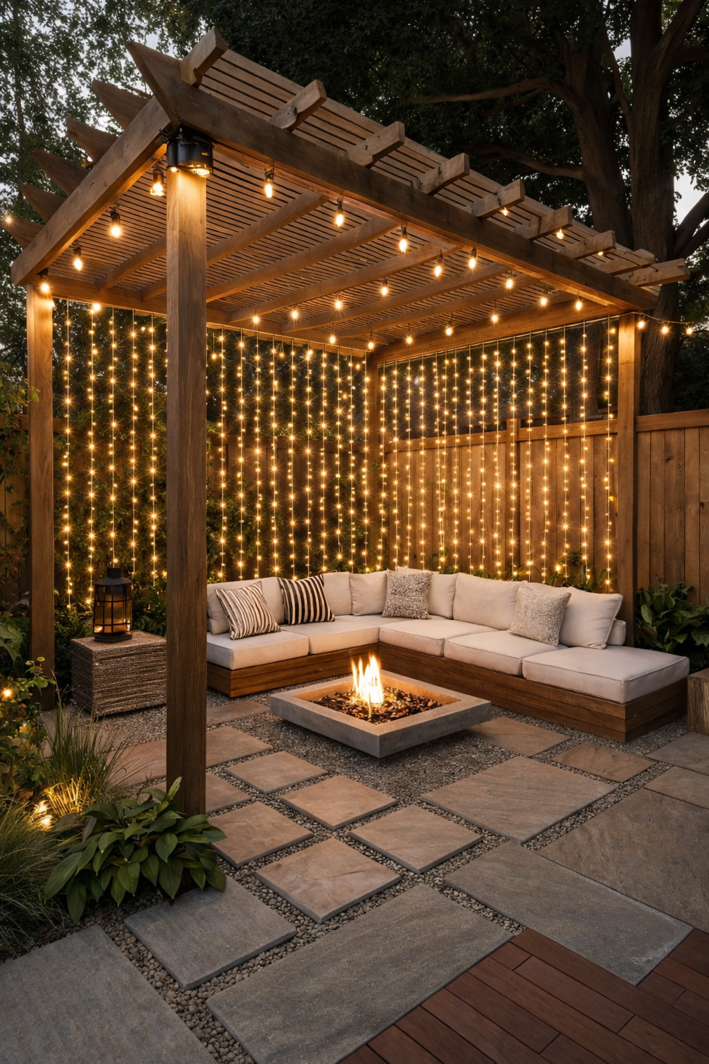 Solar LED Curtain Lights