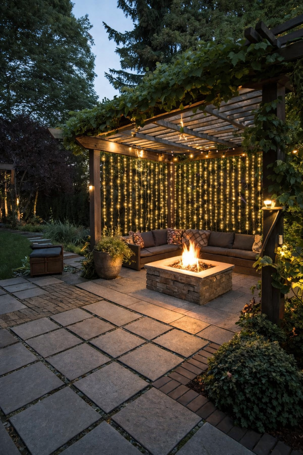 Solar LED Curtain Lights