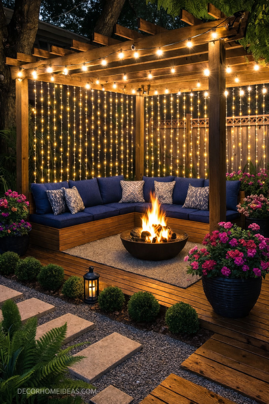 Solar LED Curtain Lights