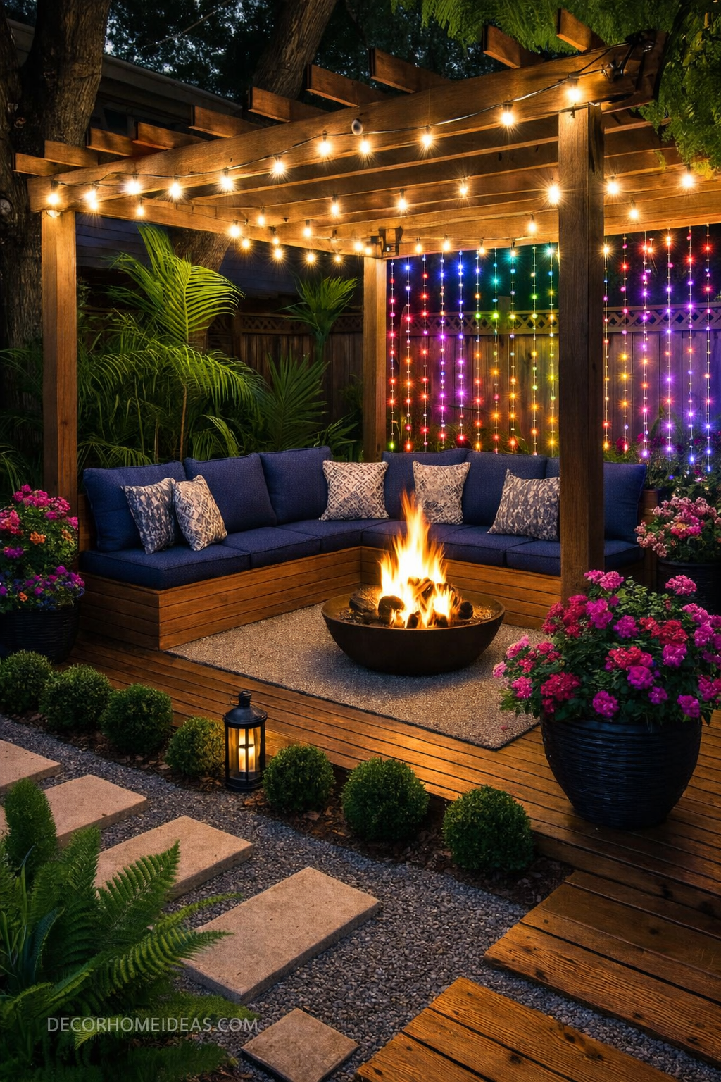 Solar LED Curtain Lights